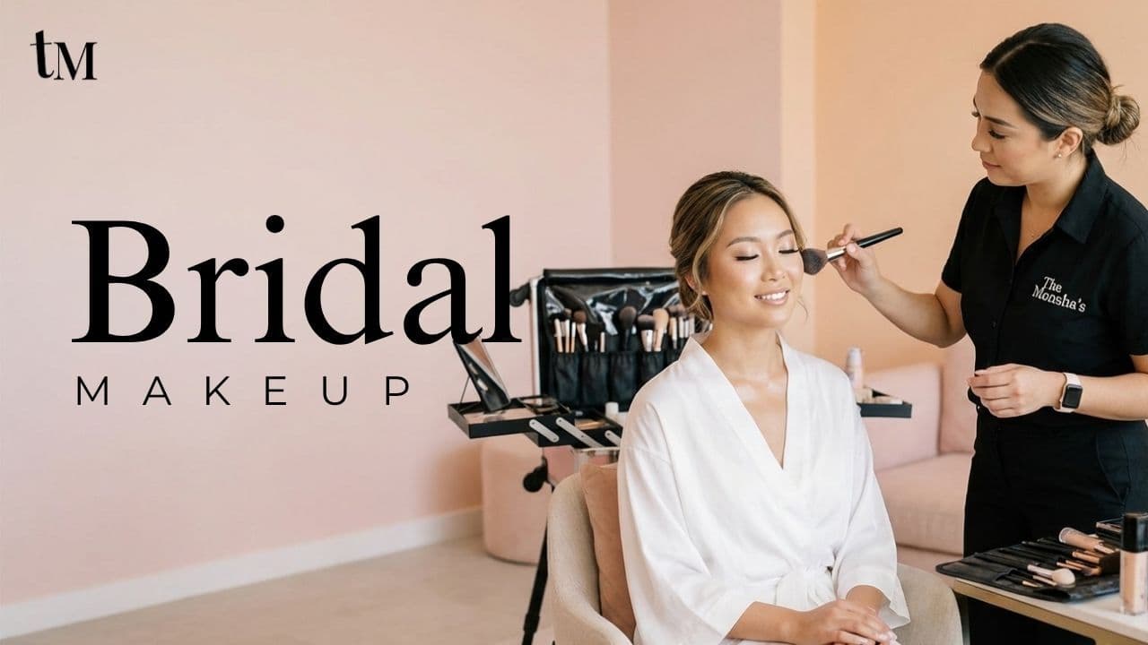 Bridal Makeup Services at Home by The Monsha’s